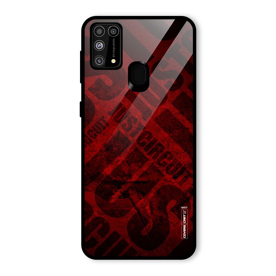 Just Circuit Glass Back Case for Galaxy F41