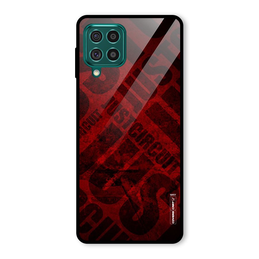 Just Circuit Glass Back Case for Galaxy F62