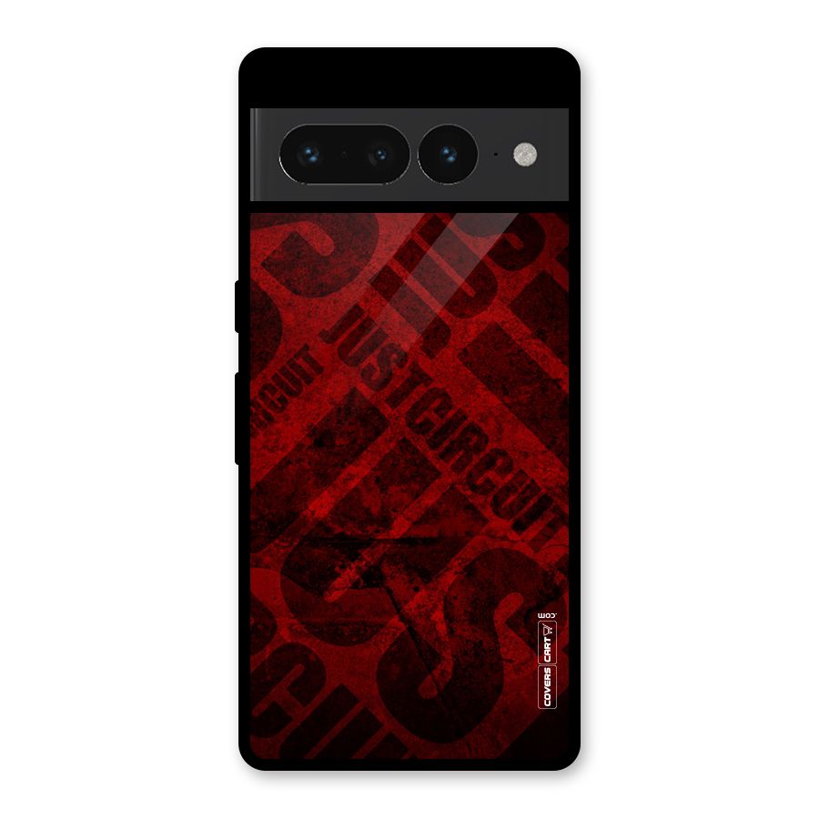 Just Circuit Glass Back Case for Google Pixel 7 Pro