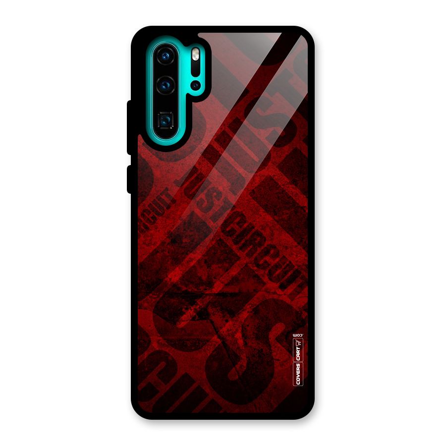 Just Circuit Glass Back Case for Huawei P30 Pro
