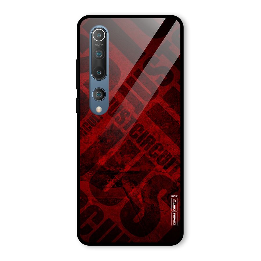 Just Circuit Glass Back Case for Mi 10
