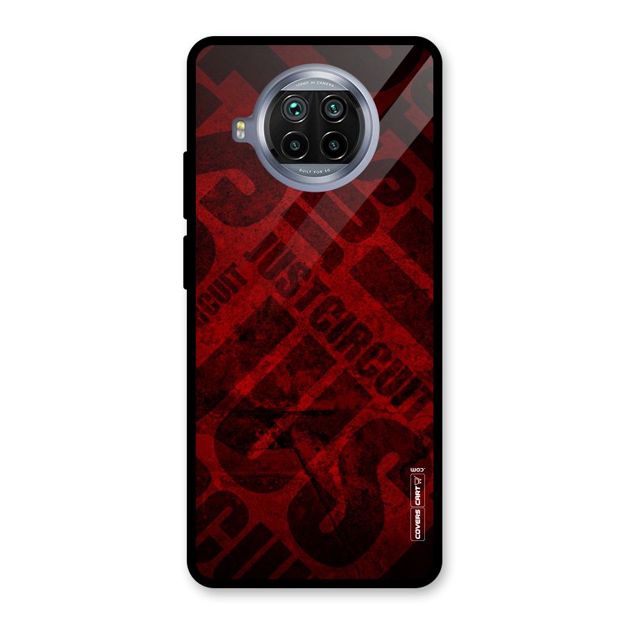 Just Circuit Glass Back Case for Mi 10i