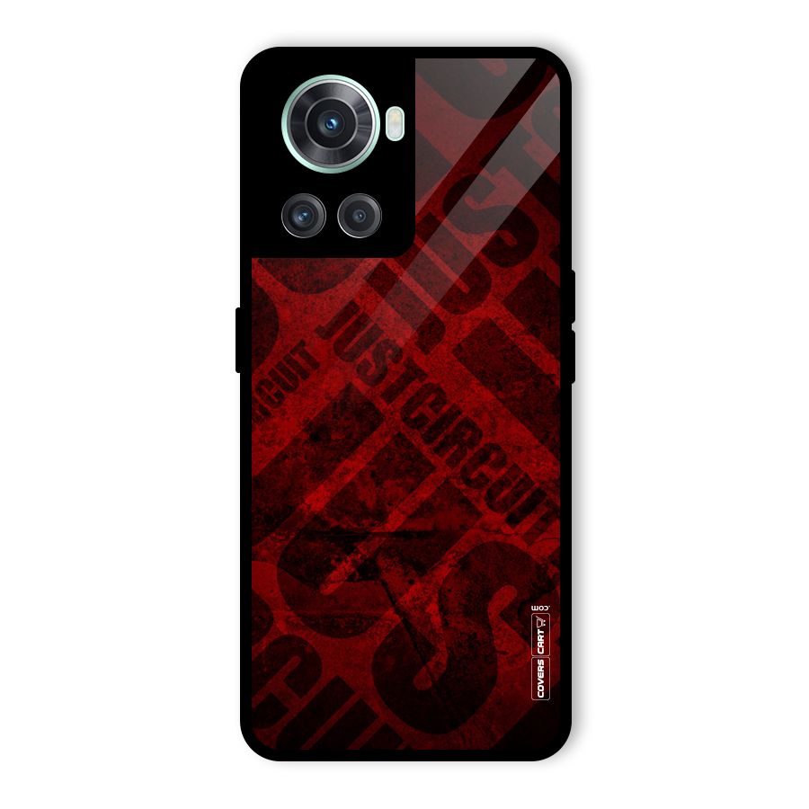 Just Circuit Glass Back Case for OnePlus 10R