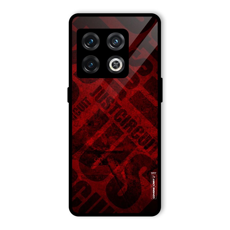 Just Circuit Glass Back Case for OnePlus 10 Pro 5G