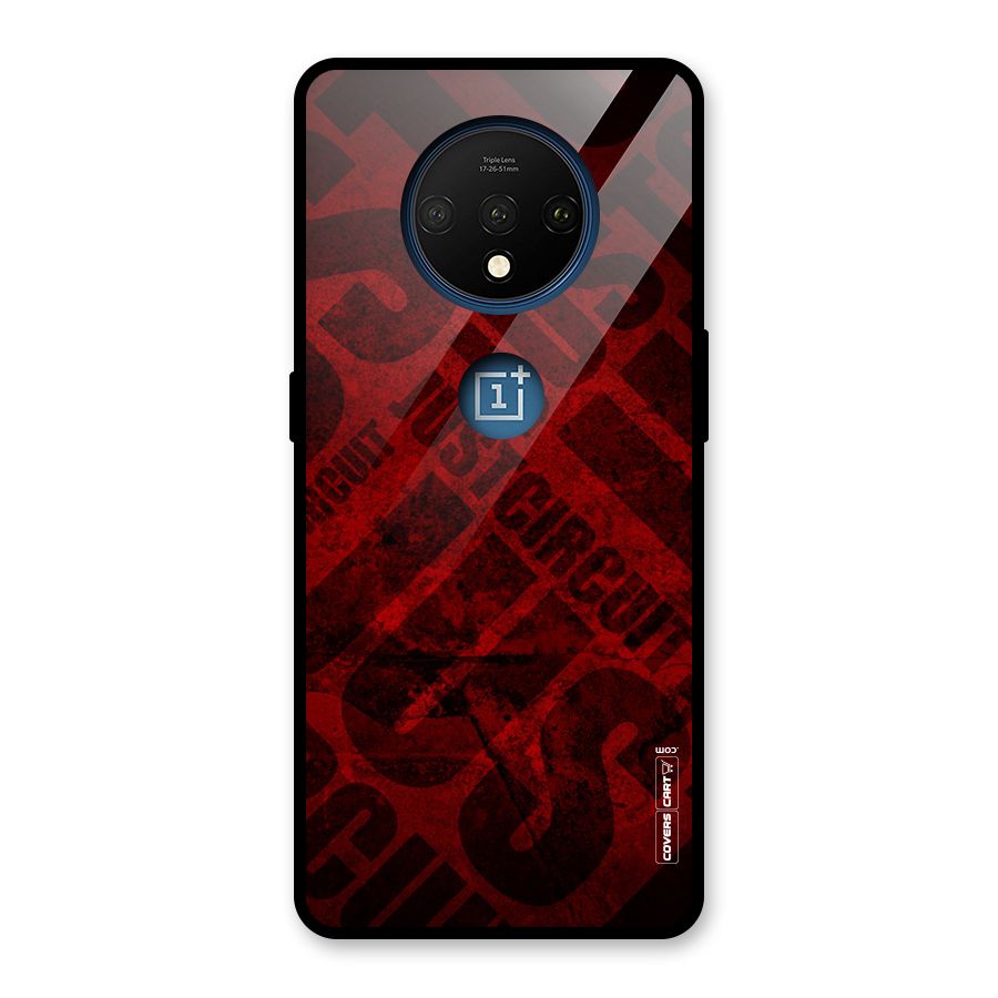 Just Circuit Glass Back Case for OnePlus 7T