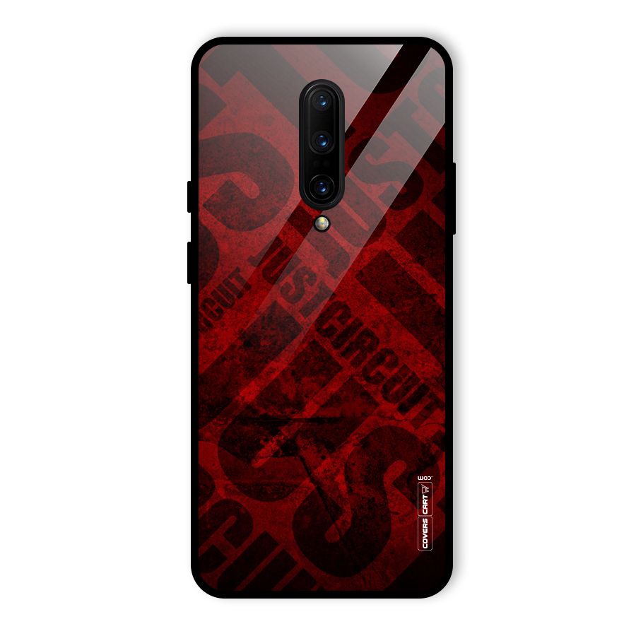 Just Circuit Glass Back Case for OnePlus 7 Pro