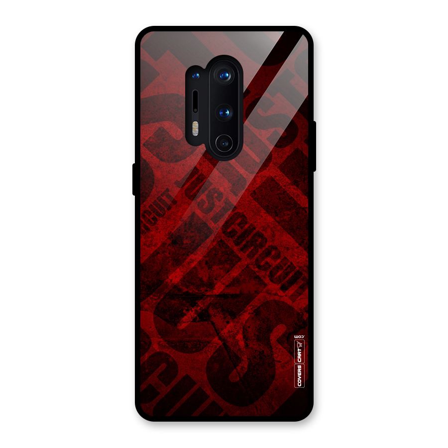 Just Circuit Glass Back Case for OnePlus 8 Pro