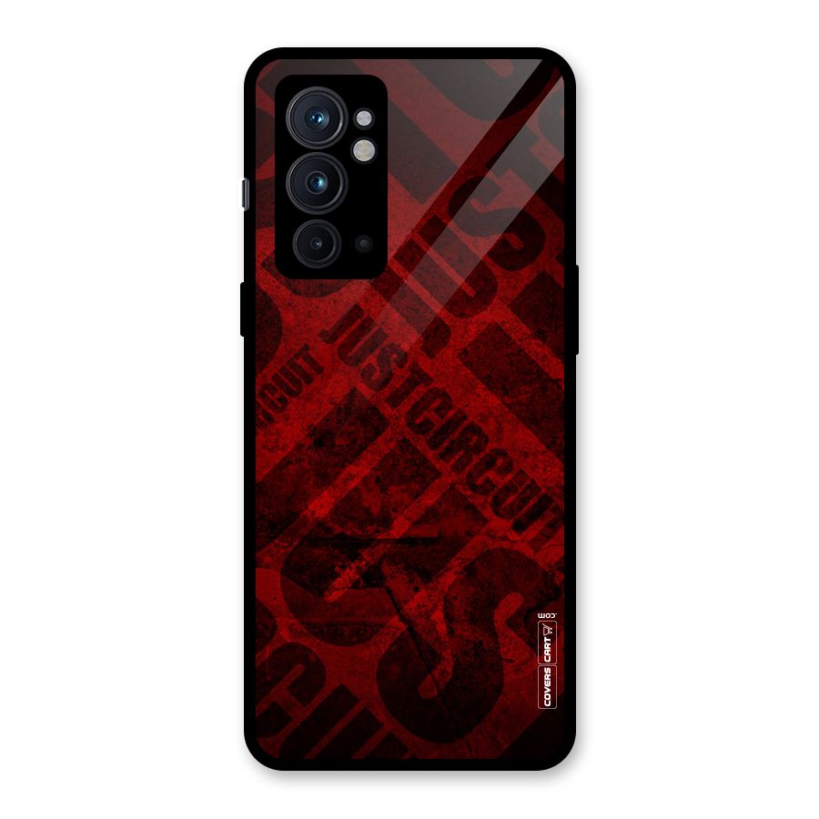 Just Circuit Glass Back Case for OnePlus 9RT 5G