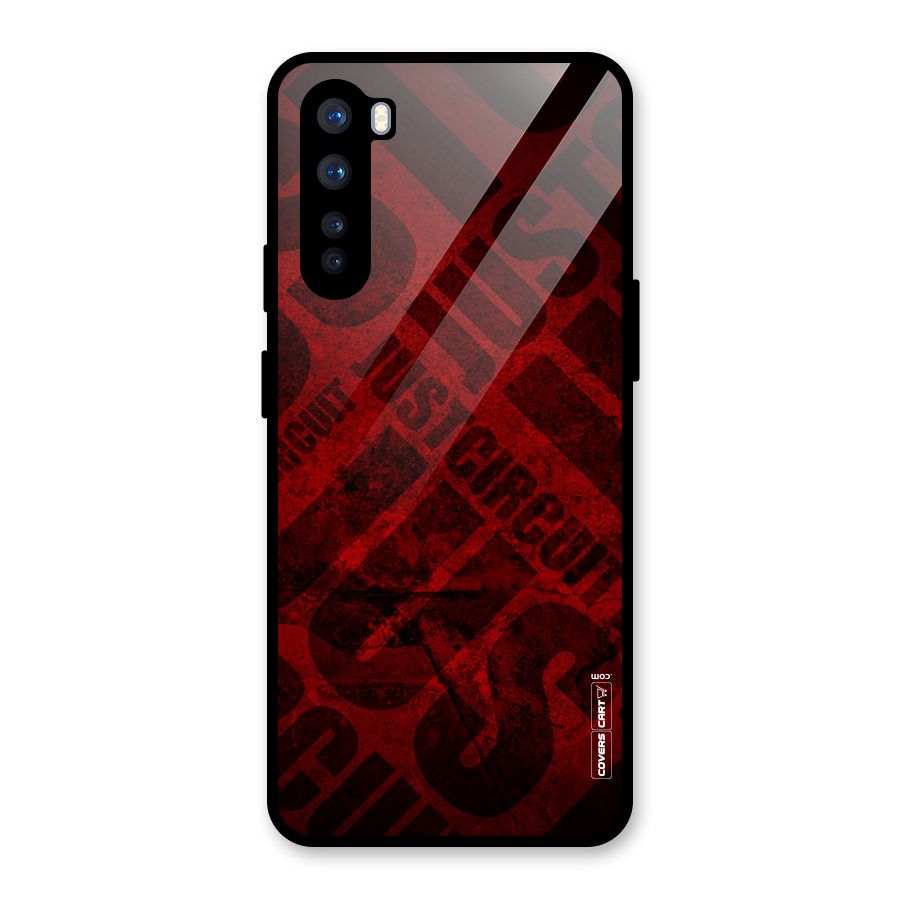 Just Circuit Glass Back Case for OnePlus Nord