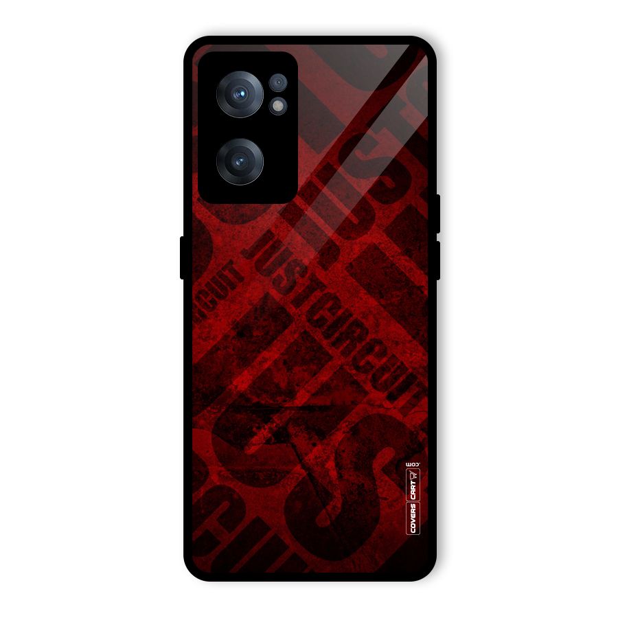 Just Circuit Glass Back Case for OnePlus Nord CE 2 5G