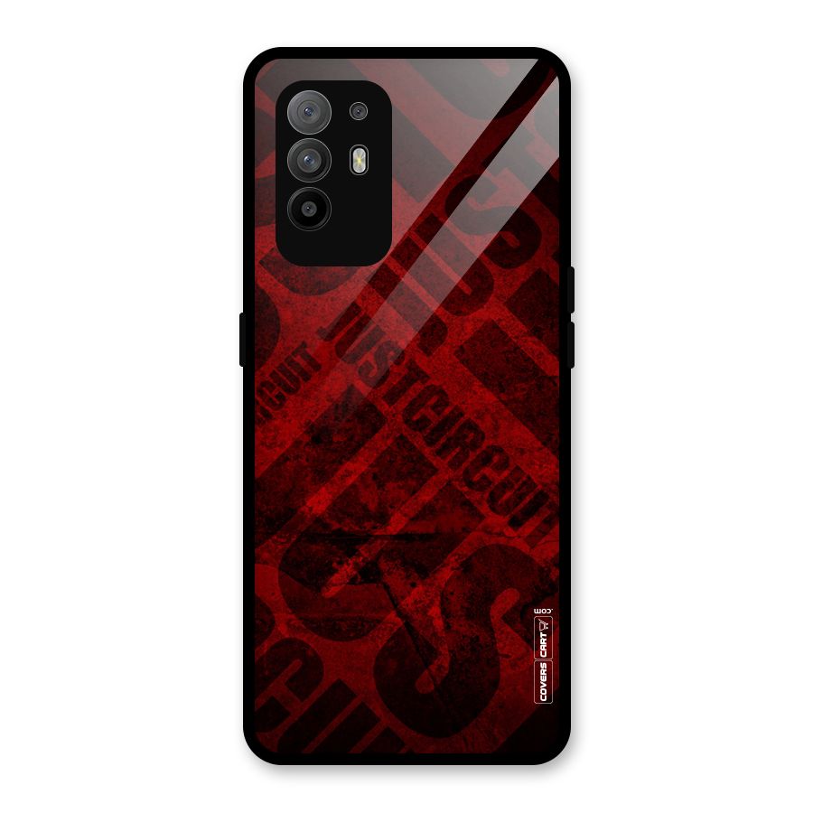 Just Circuit Glass Back Case for Oppo F19 Pro Plus 5G