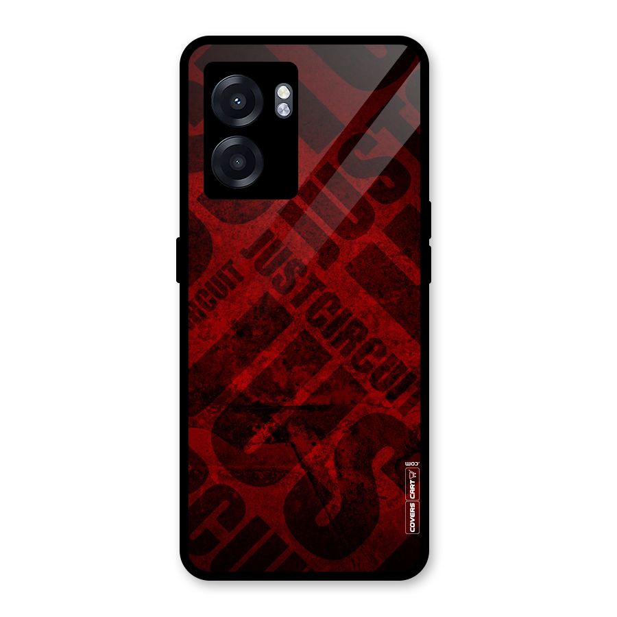 Just Circuit Glass Back Case for Oppo K10 (5G)