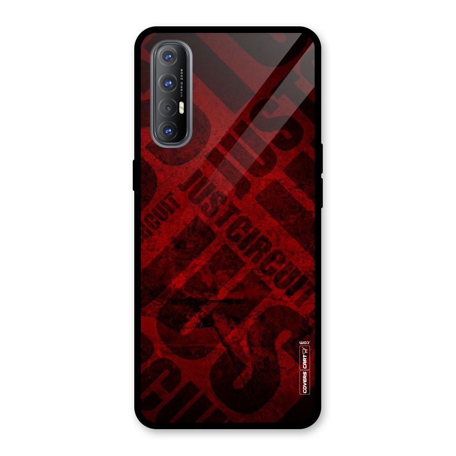 Just Circuit Glass Back Case for Oppo Reno3 Pro
