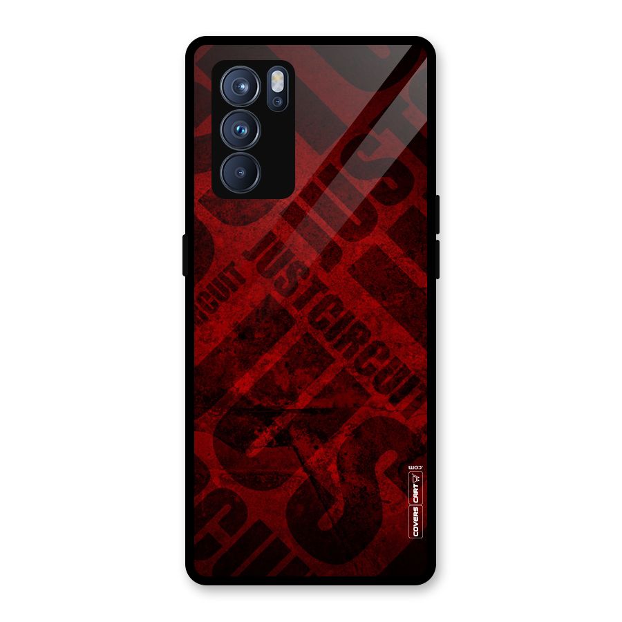 Just Circuit Glass Back Case for Oppo Reno6 Pro 5G