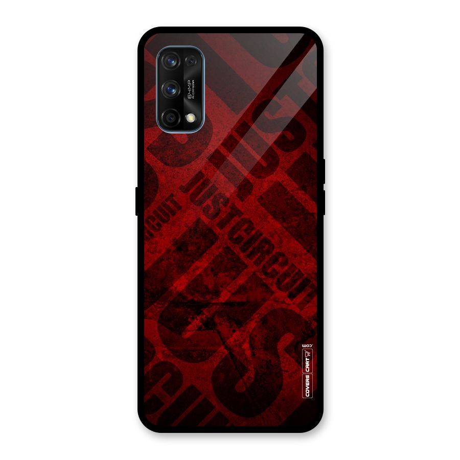 Just Circuit Glass Back Case for Realme 7 Pro