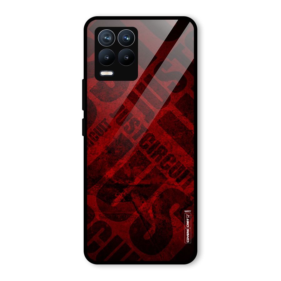 Just Circuit Glass Back Case for Realme 8