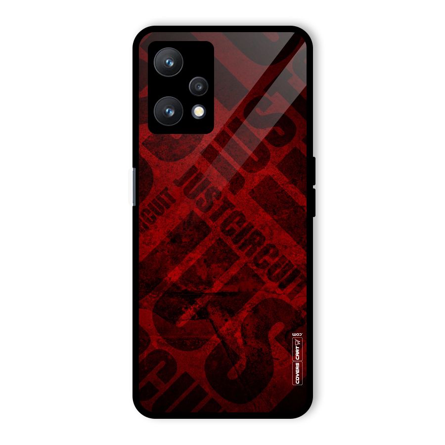 Just Circuit Glass Back Case for Realme 9 Pro 5G