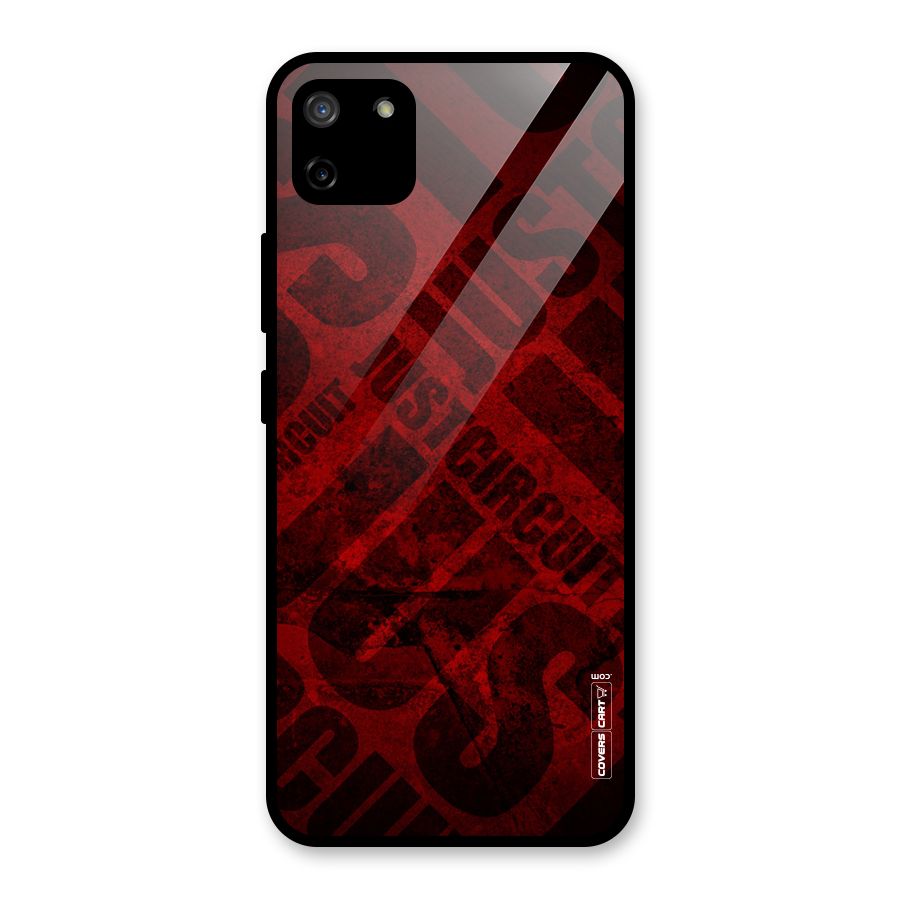 Just Circuit Glass Back Case for Realme C11