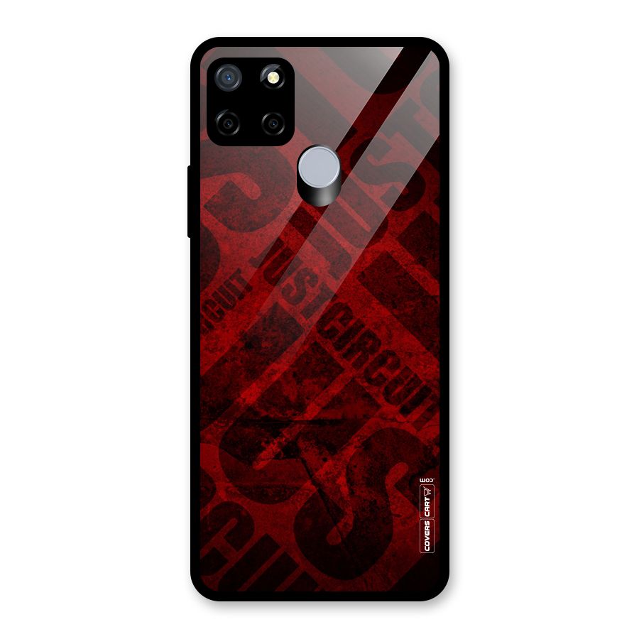 Just Circuit Glass Back Case for Realme Narzo 20