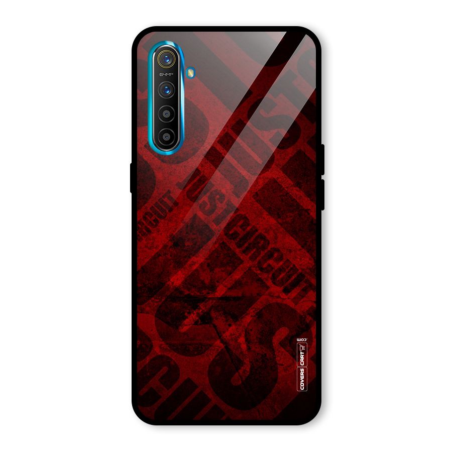 Just Circuit Glass Back Case for Realme X2
