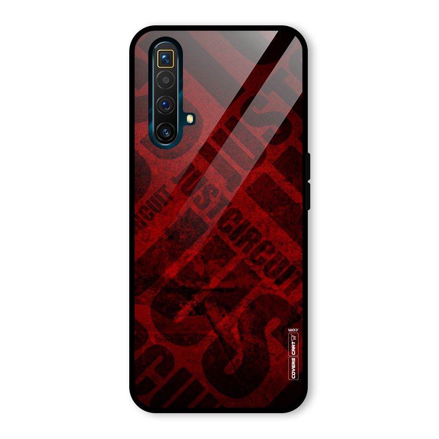 Just Circuit Glass Back Case for Realme X3 SuperZoom