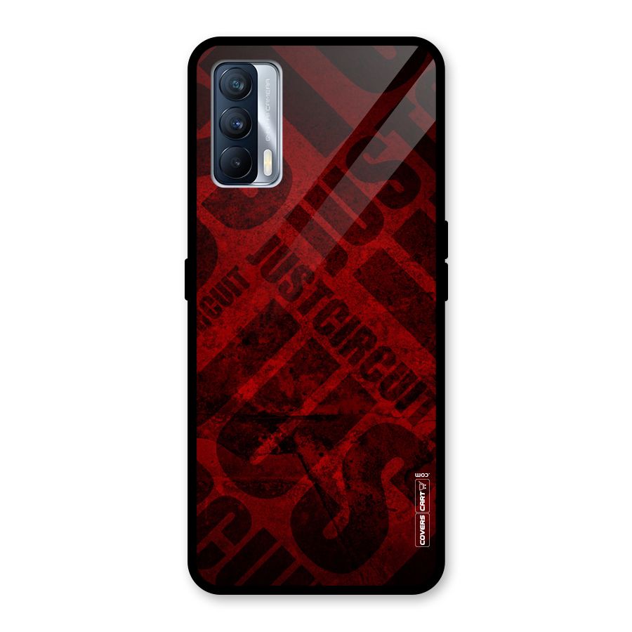 Just Circuit Glass Back Case for Realme X7