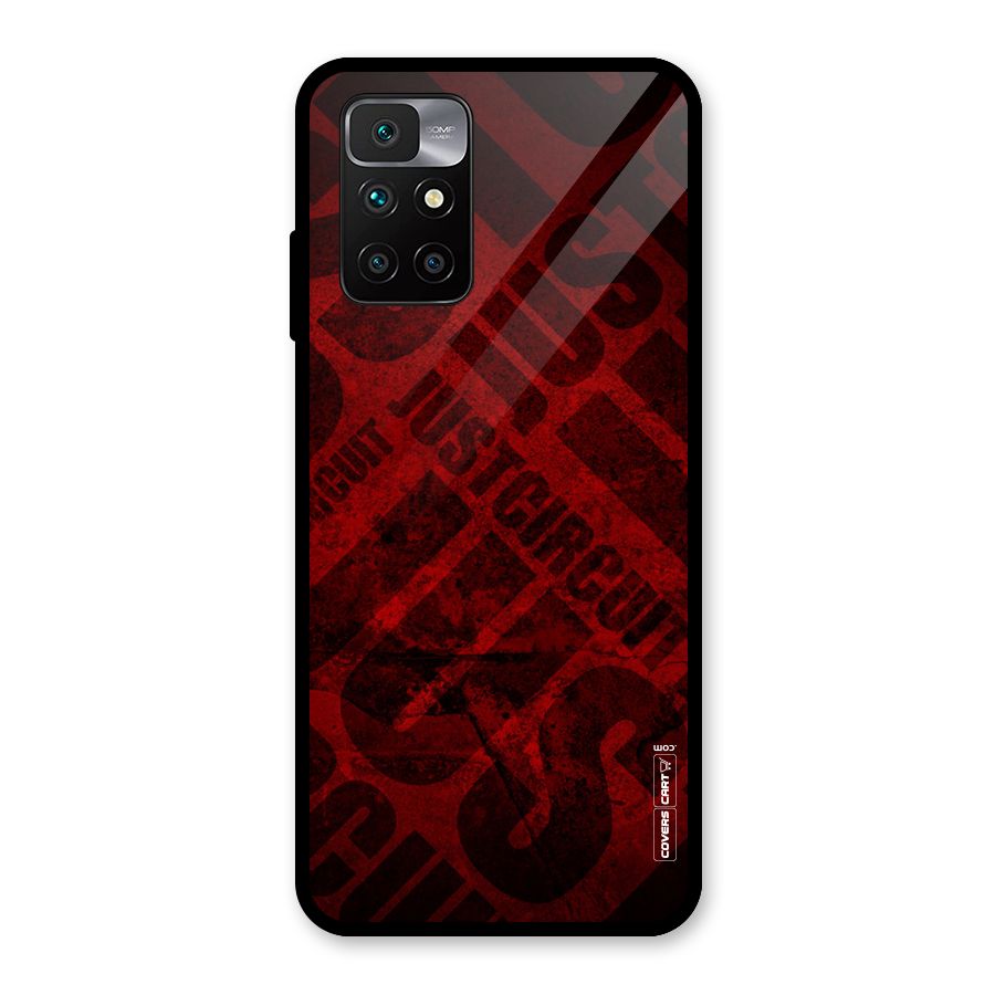 Just Circuit Glass Back Case for Redmi 10 Prime