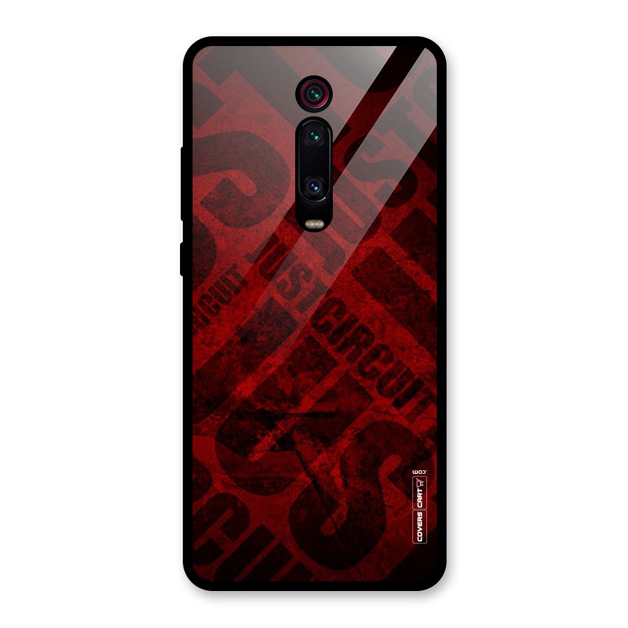 Just Circuit Glass Back Case for Redmi K20