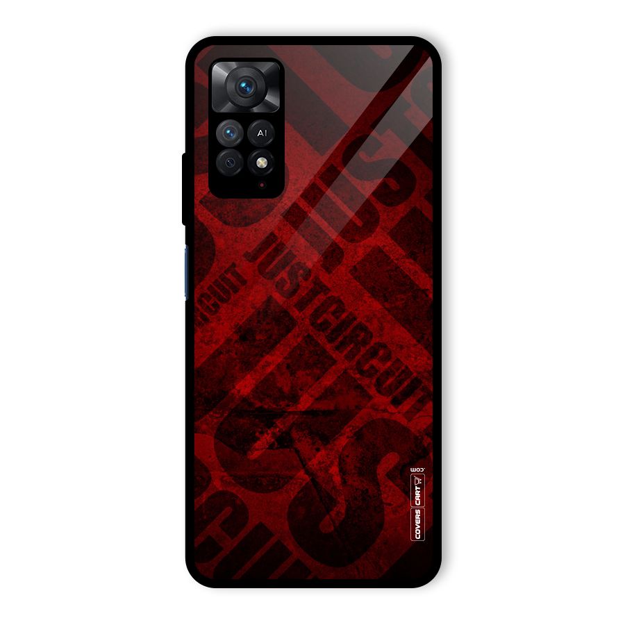 Just Circuit Glass Back Case for Redmi Note 11 Pro Plus 5G