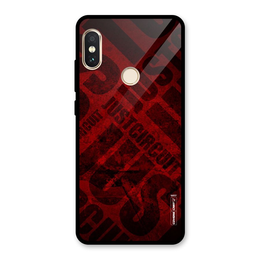Just Circuit Glass Back Case for Redmi Note 5 Pro