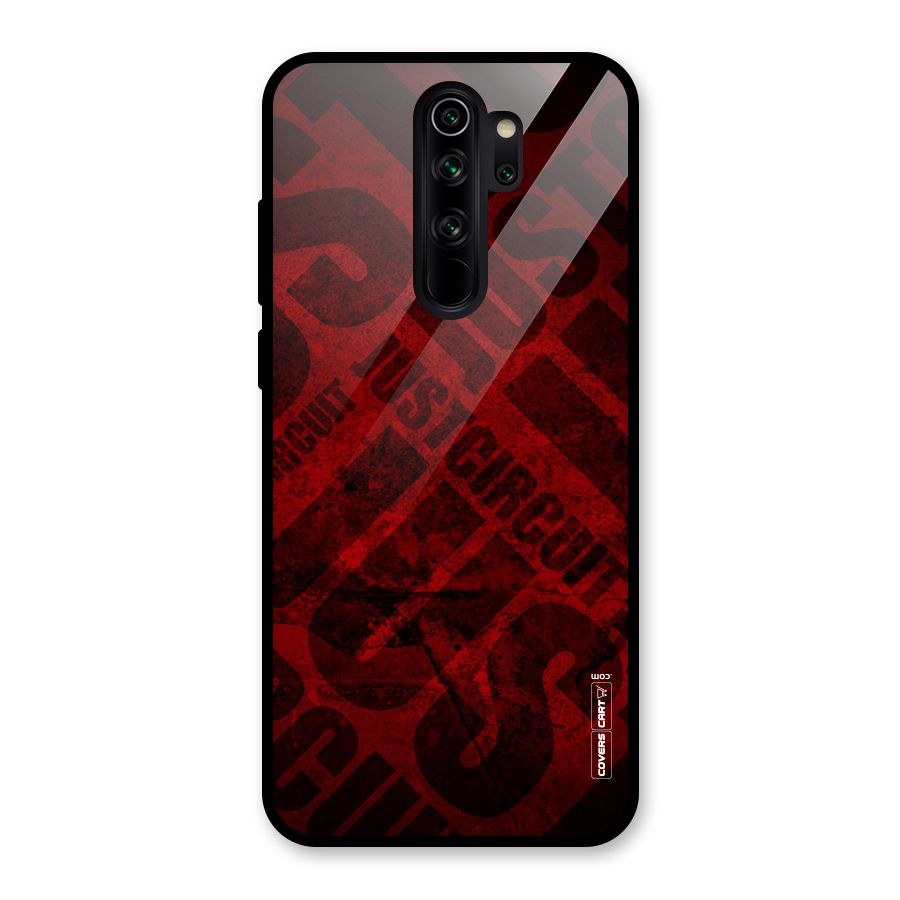 Just Circuit Glass Back Case for Redmi Note 8 Pro