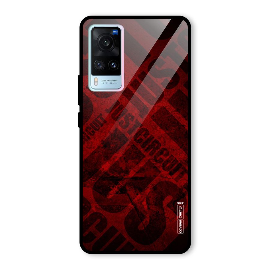 Just Circuit Glass Back Case for Vivo X60