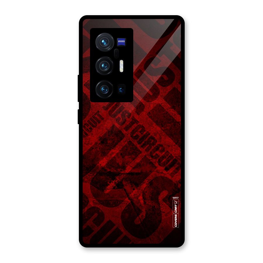 Just Circuit Glass Back Case for Vivo X70 Pro Plus