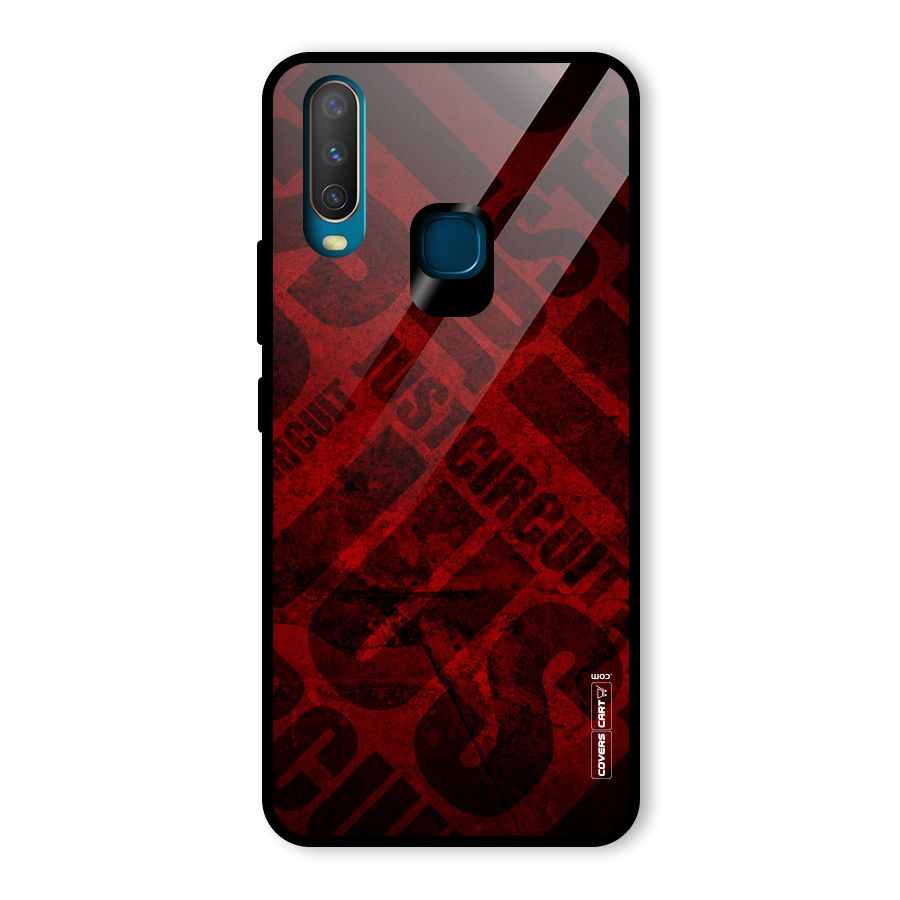 Just Circuit Glass Back Case for Vivo Y12