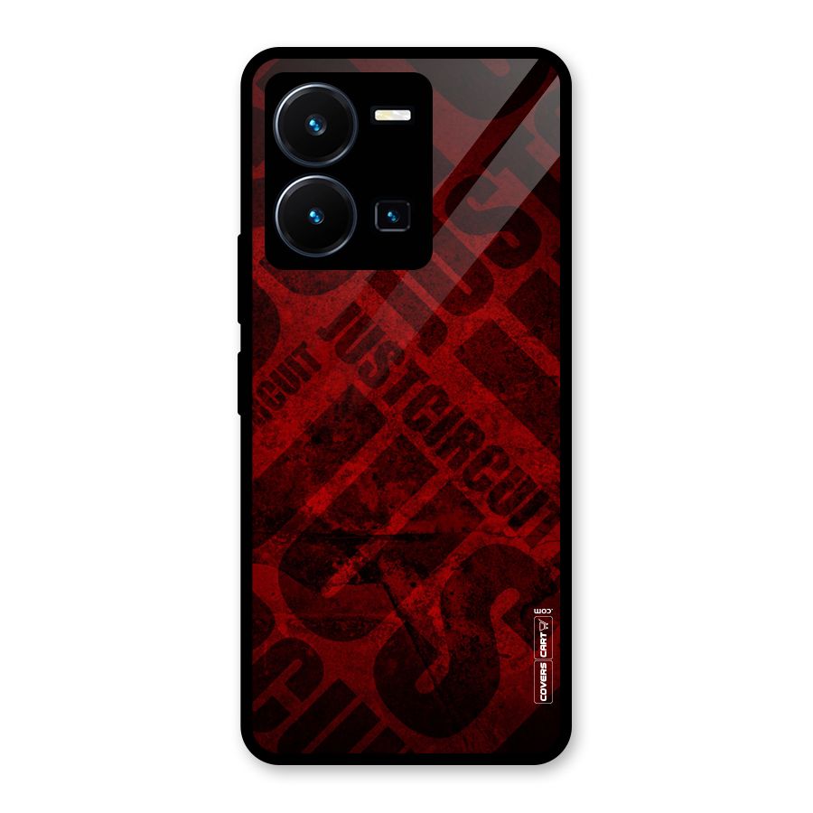 Just Circuit Glass Back Case for Vivo Y35