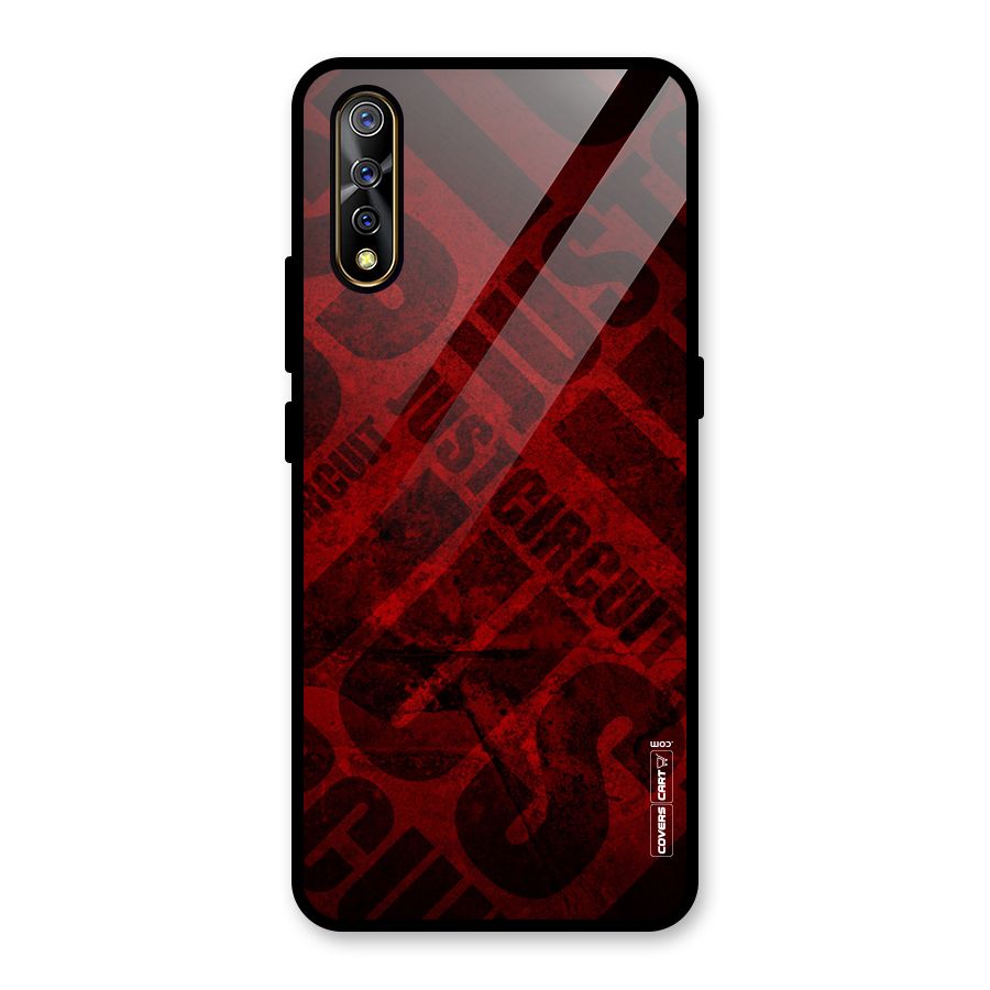 Just Circuit Glass Back Case for Vivo Z1x