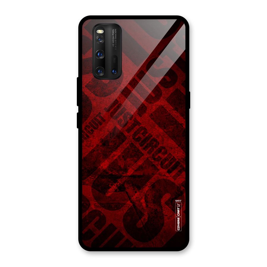 Just Circuit Glass Back Case for Vivo iQOO 3