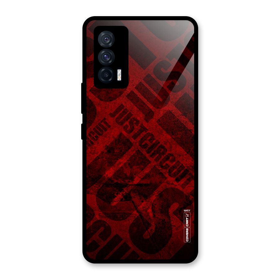 Just Circuit Glass Back Case for Vivo iQOO 7 5G