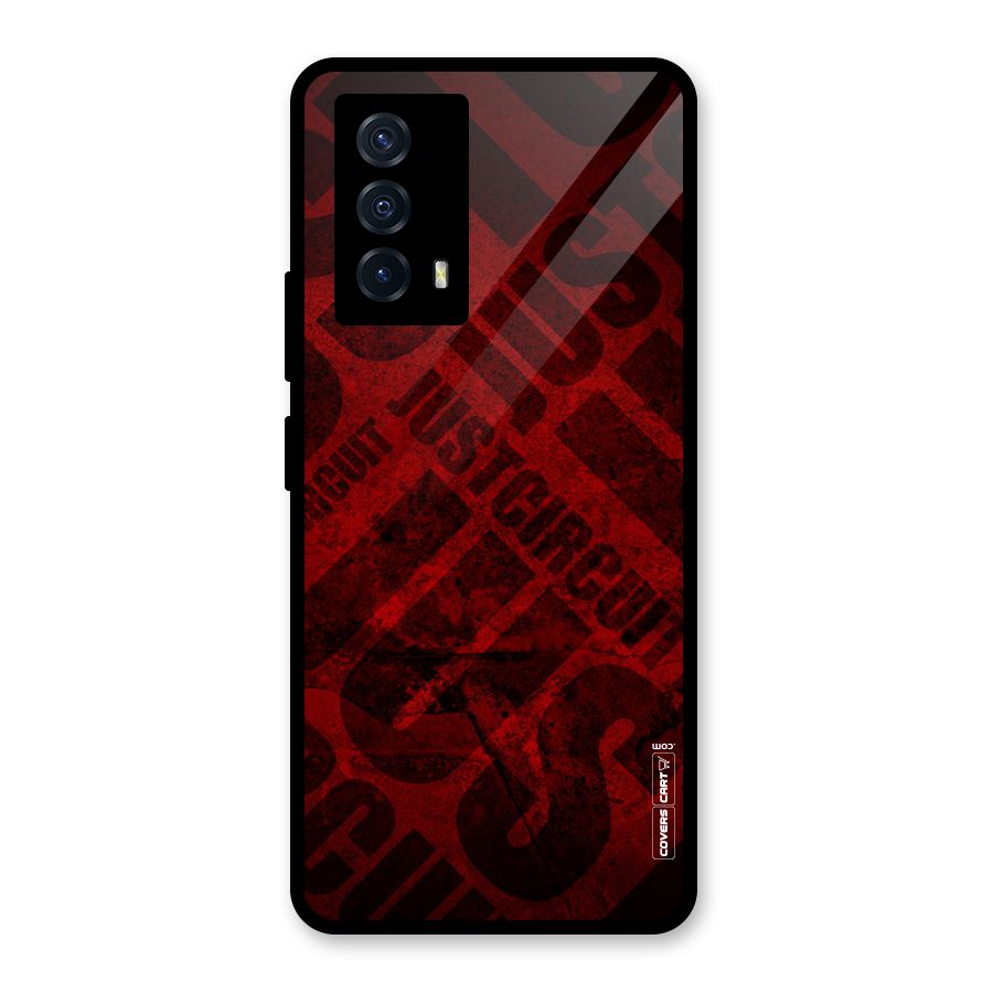Just Circuit Glass Back Case for Vivo iQOO Z5