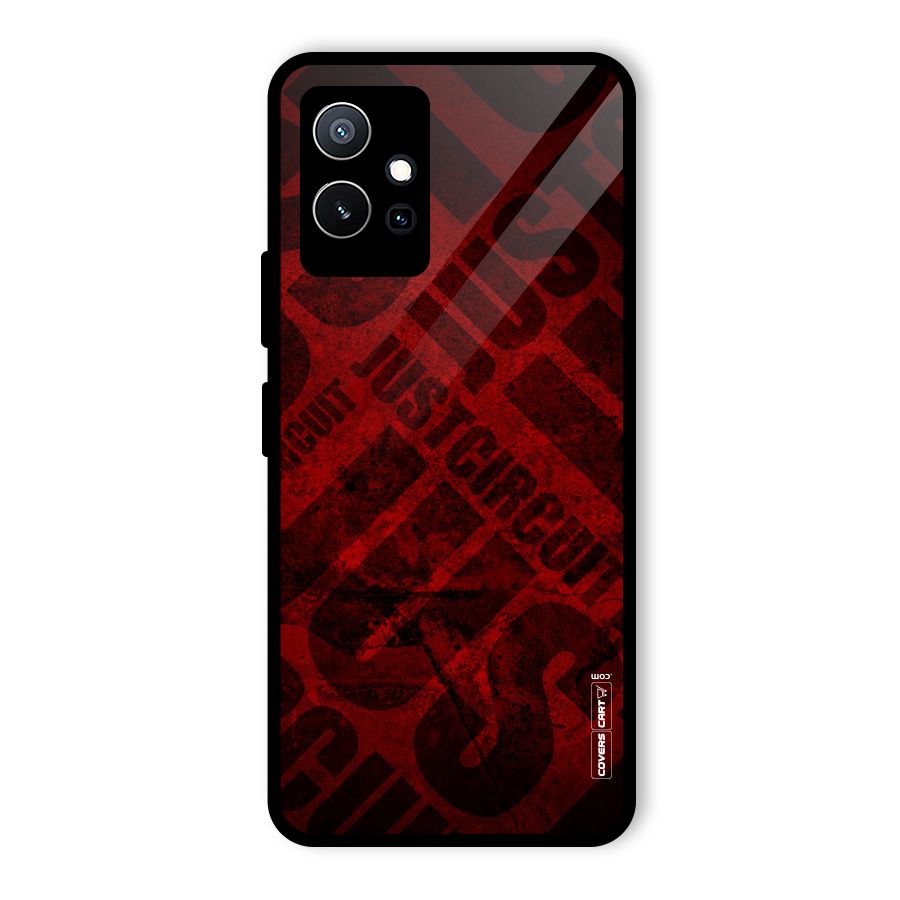 Just Circuit Glass Back Case for Vivo iQOO Z6