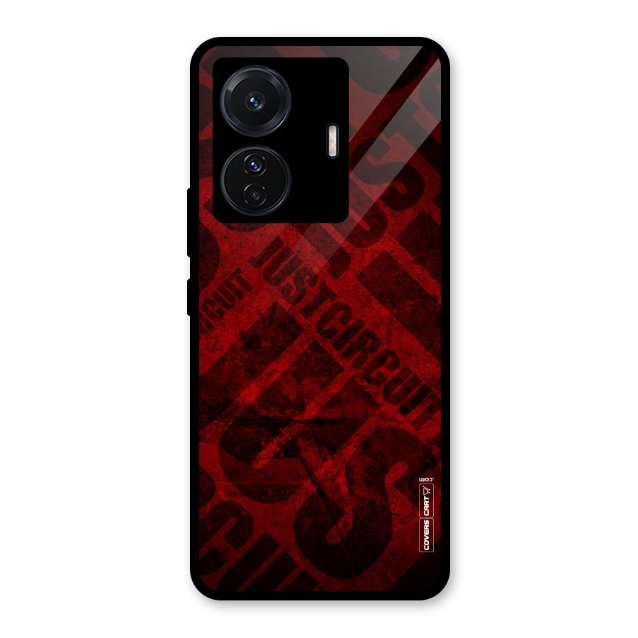 Just Circuit Glass Back Case for Vivo iQOO Z6 Pro