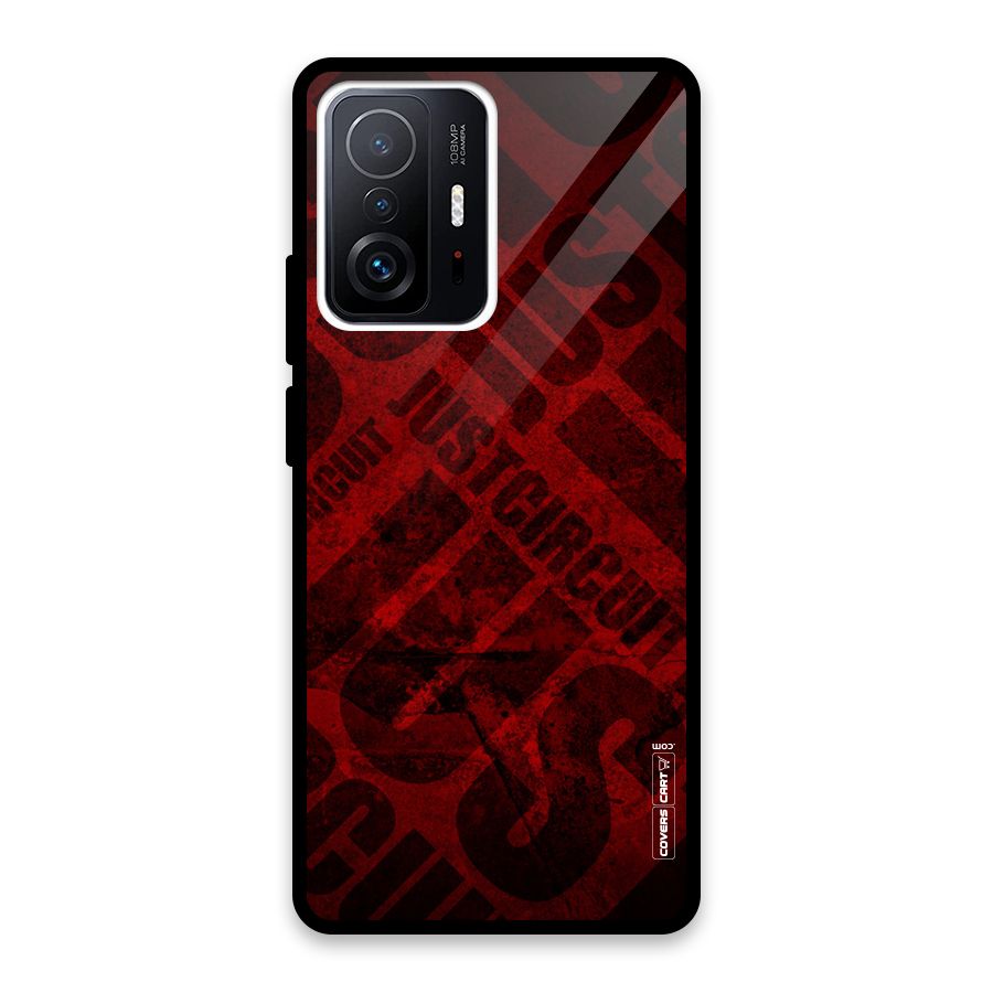 Just Circuit Glass Back Case for Xiaomi 11T Pro