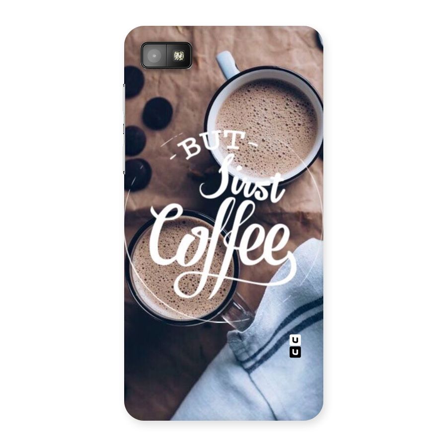 Just Coffee Back Case for Blackberry Z10