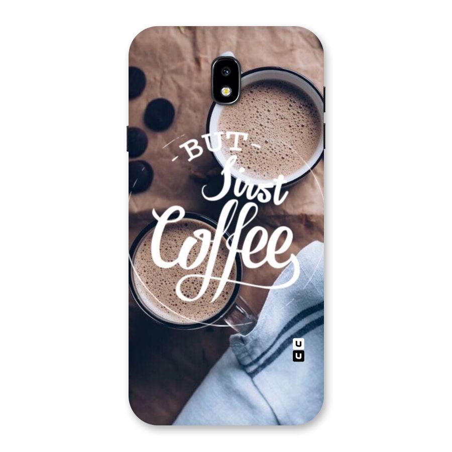 Just Coffee Back Case for Galaxy J7 Pro