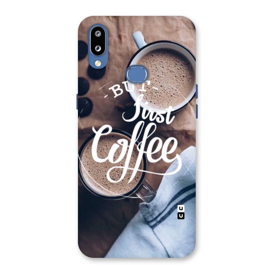 Just Coffee Back Case for Galaxy M01s