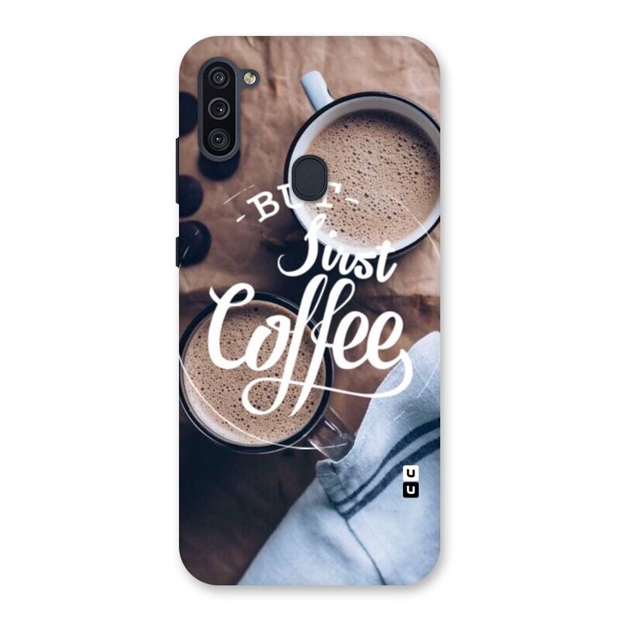 Just Coffee Back Case for Galaxy M11
