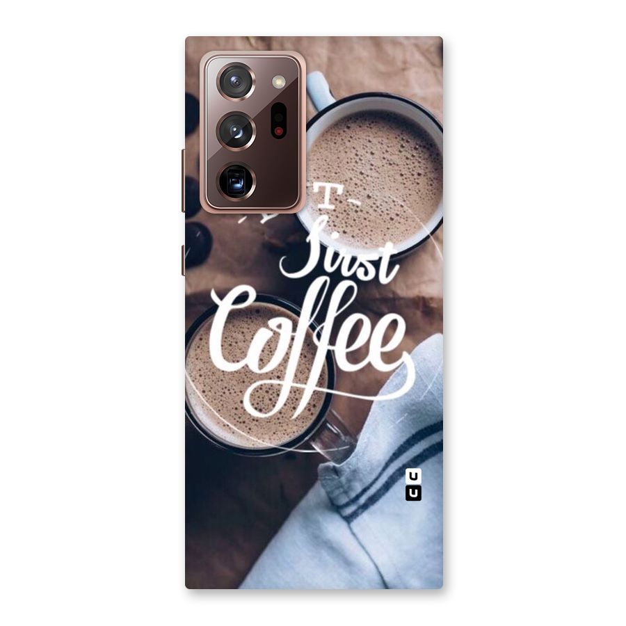 Just Coffee Back Case for Galaxy Note 20 Ultra