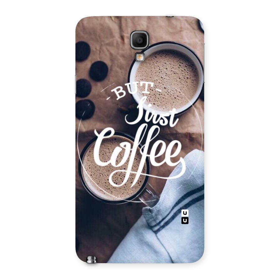 Just Coffee Back Case for Galaxy Note 3 Neo