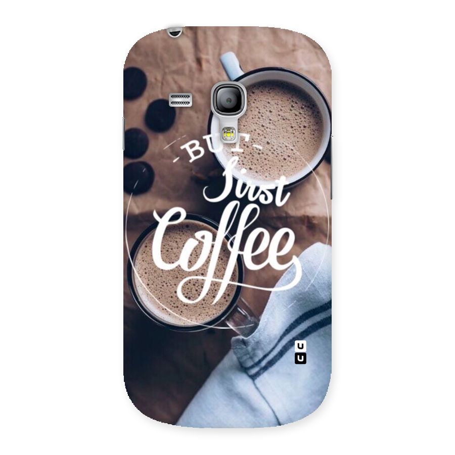 Just Coffee Back Case for Galaxy S3 Mini