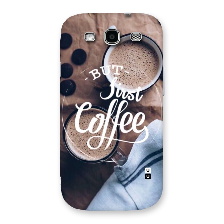 Just Coffee Back Case for Galaxy S3 Neo